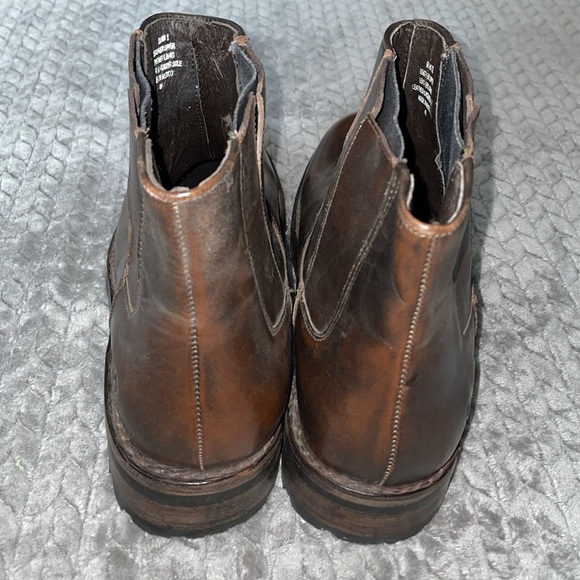 Freebird By Steven Ankle Boot Mens 12. Brown Distress Leather. Style is Dean. - Picture 3 of 14